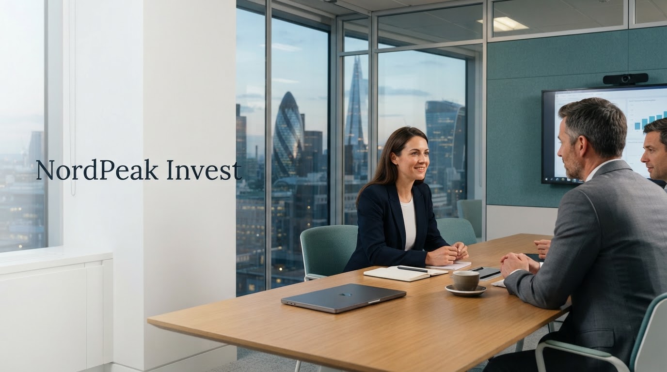 NordPeak Invest data dashboard showing real-time market analysis